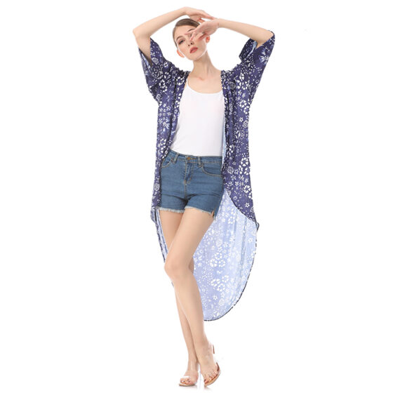 Custom swimsuit kimono cover up