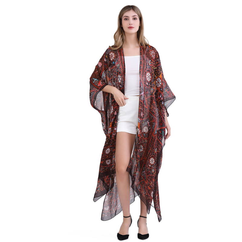 buy custom kimono plus size beach cover up dress