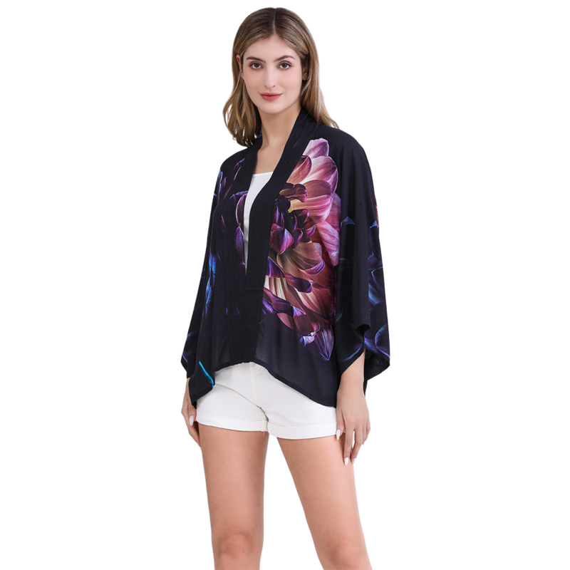 Jachetă kimono personalizată personalizată care acoperă bluze casual topuri