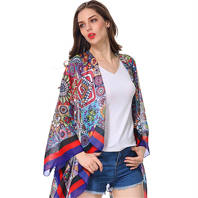 Custom photo kimono jacket