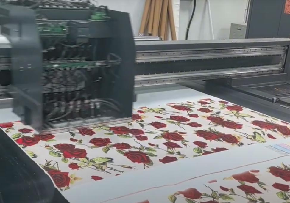 for custom kimono robe, we imported more digital machines