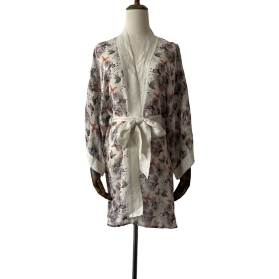 custom print kimono robe